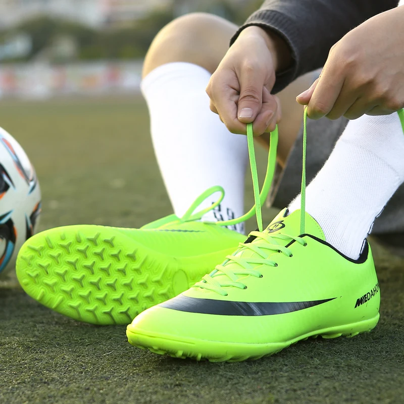Дизайнерская детская обувь для мальчиков-подростков, Zoom Phantom Venom Pro TF Superfly 7 Elite Orange Cleat CR7, футбольная обувь для детей