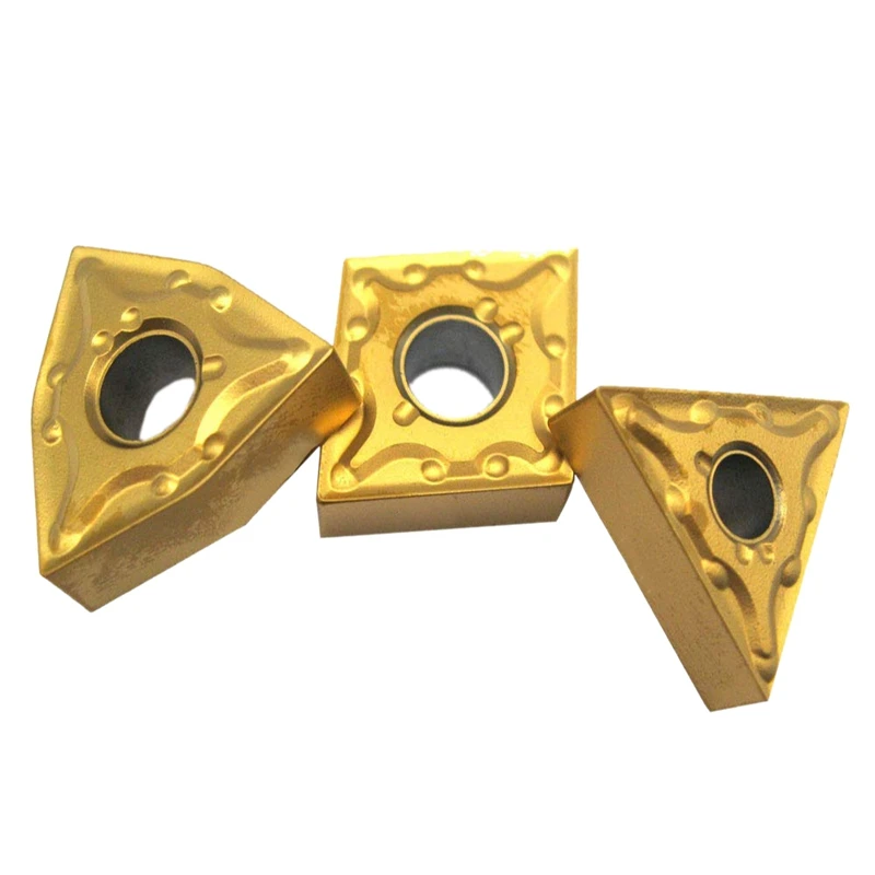 3PCS 5/8 inch Lathe Excircle Indexable Carbide Turning Tool Holder Set with 3Pcs Indexable Carbide Inserts