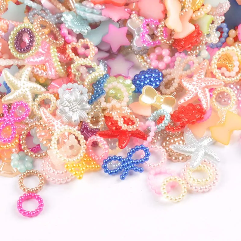 Смешанные изделия из кабошона смолы и украшения для скрапбукинга бусины