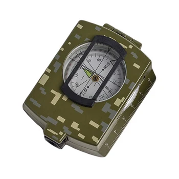 

Portable Folding Lens Compass (Military) Multifunction Compass Boat Compass Fluorescent Dashboard Dash Mount Outdoor Tools