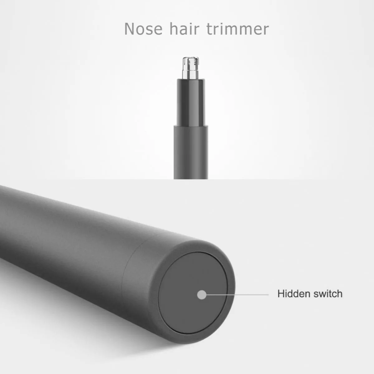 Xiaomi Mijia мини электрический триммер для волос в носу безопасный бритвенный станок для волос в носу Водонепроницаемый уход за лицом чистка лица инструменты для макияжа