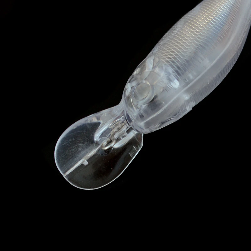 Minnow заготовки наживок 10 шт./партия 6,6 см 7,2 г Неокрашенная Приманка Minnow тела пластиковые прозрачные DIY жесткая приманка искусственная приманка