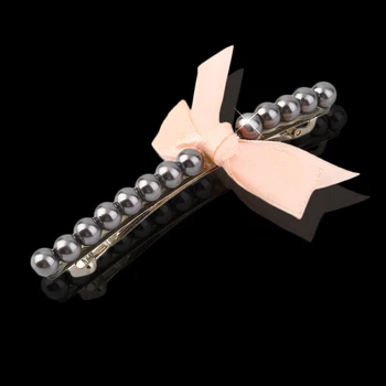 

Bead Hairpin Pink Flower Hair Clip Hairpins Wedding Bridal Sweet Decor Party Drop Shipping Wholesale