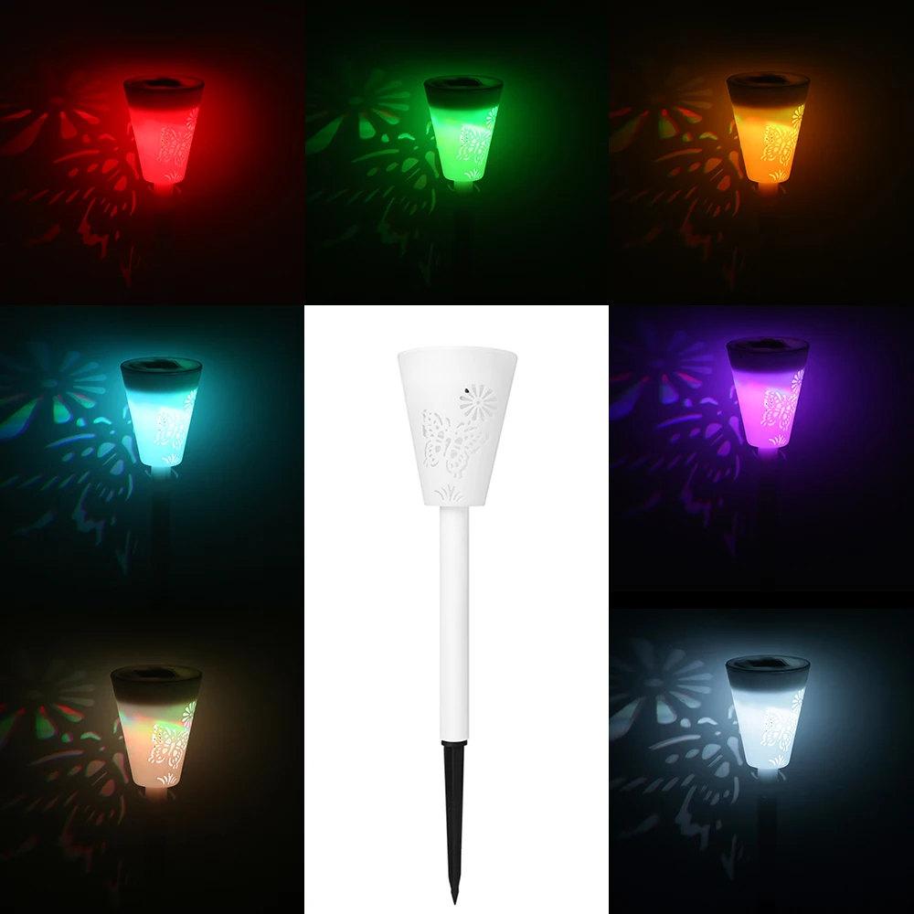 3 шт. 3 шт. Солнечная лампа для газона на солнечной энергии садовый тропинка огни для декоративный фонарь открытый свет для двора, сада, газона пейзаж