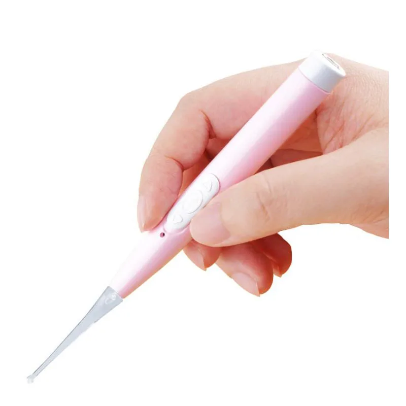 3 Piece Baby Care Set Rechargeable Light Ear Spoon Child Ear Spoon Buckle Baby Ear Artifact With Light Soft Head Ear Ear Tweezer