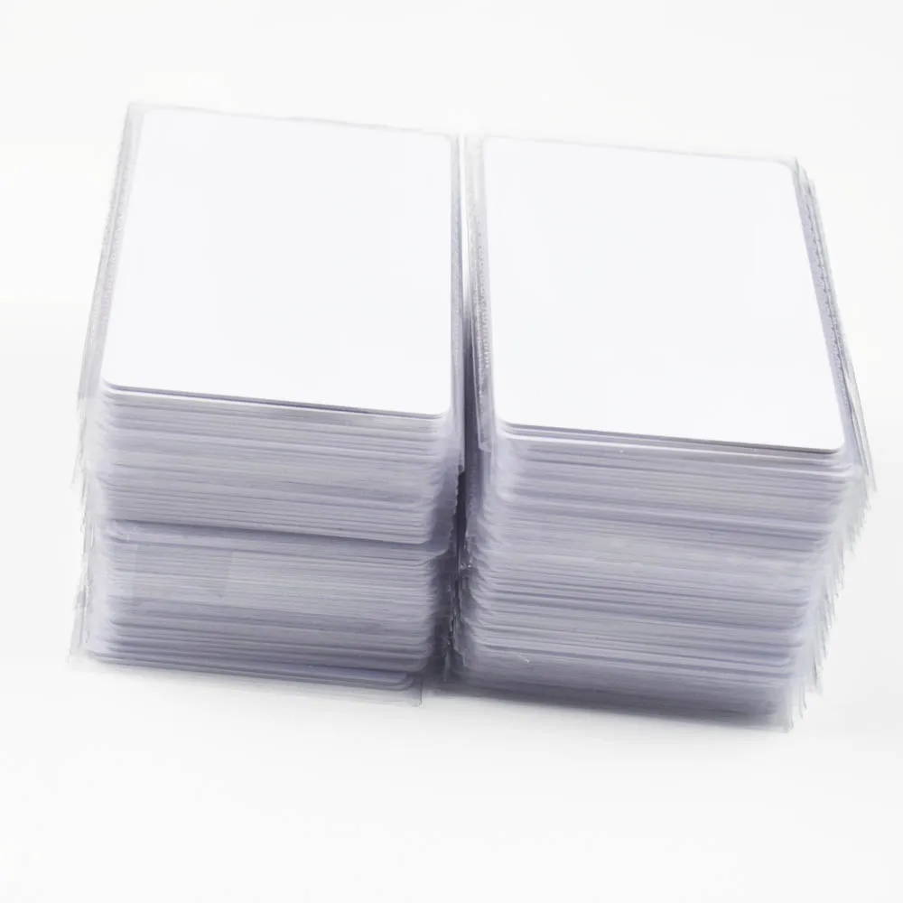 50pcs/Lot NFC 1k S50 Blank Card Thin PVC RFID 13.56MHz ISO14443A IC Smart Fudan Chips Waterproof | Безопасность и защита