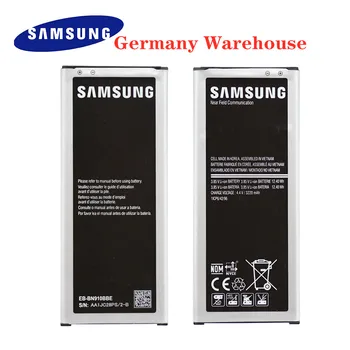 

20pcs Samsung Battery For Galaxy note 4 NFC EB-BN910BBE EB-BN910BBU N910A N910U Replacement Batteria akku Germany Warehouse