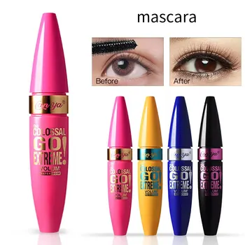 

4D Mink Mascara Fiber Thick Waterproof Curling Silk Fiber Lash Mascara Rimel 3d Mascara For Eyelash Black Eye Lashes Cosmetics