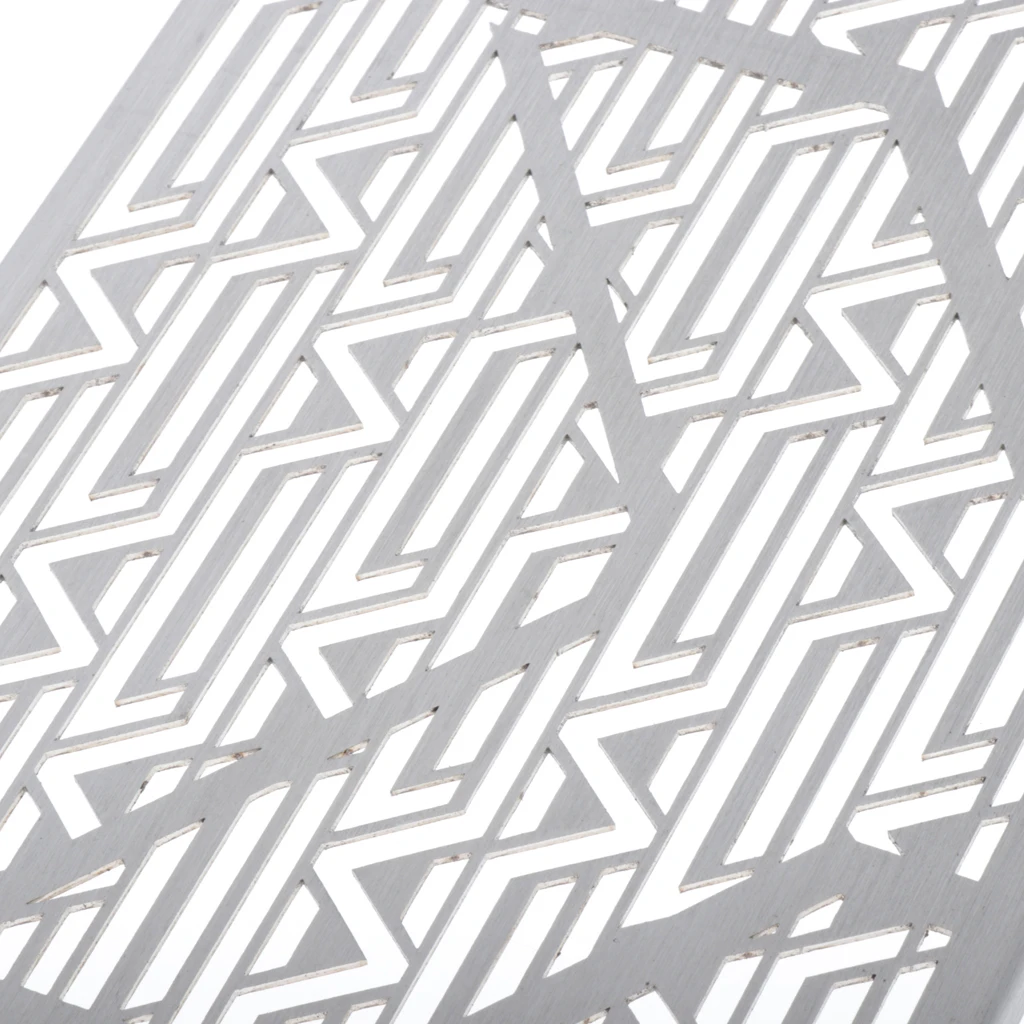 Motorcycle Radiator Grille Cover for KAWASAKI Ninja400 Ninja250 18~19 Silver