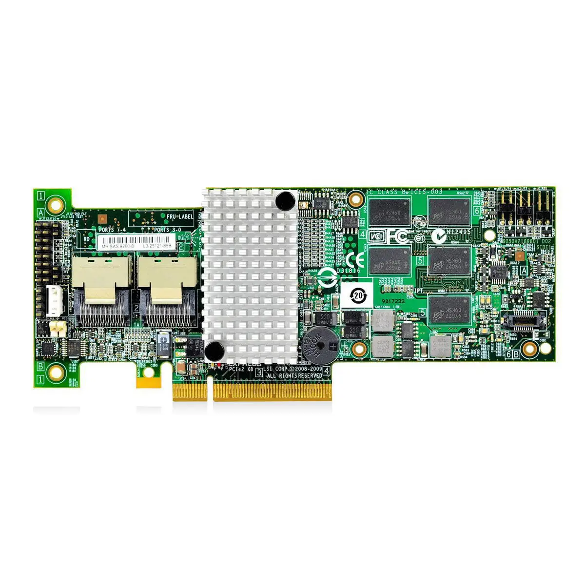 CY LSIMegaRAID SAS LSI 9260-8i LSI00198 8 портовый кэш SFF8087 плата контроллера