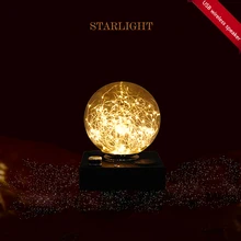 Стеклянный шар ночник Bluetooth аудио светодиодный глаз настольная лампа Беспроводная usb-колонка домашний ночник, MD-0014