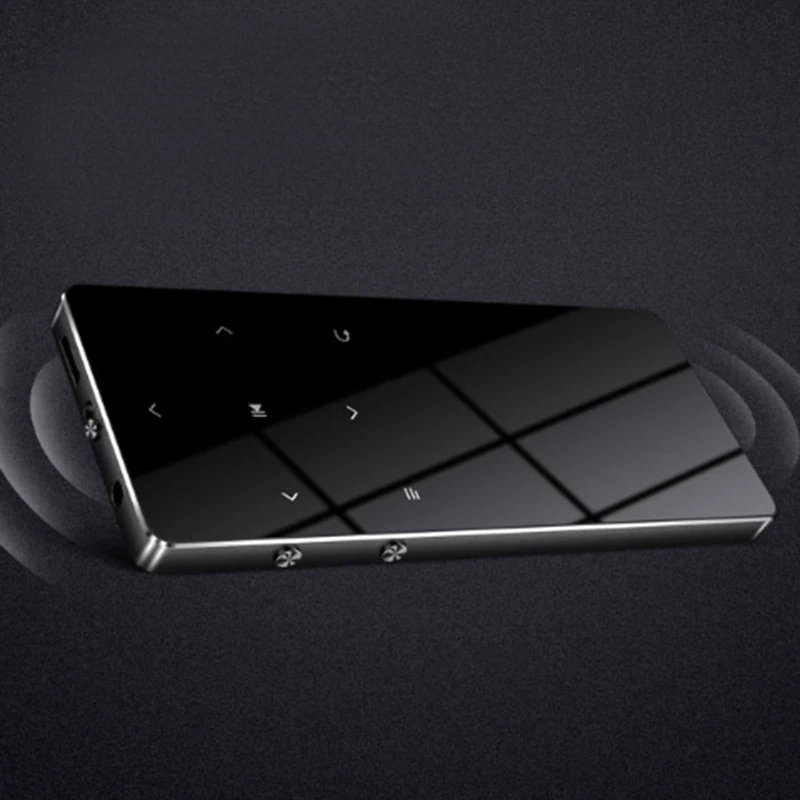 Полностью металлический Bluetooth спортивный MP3-плеер Портативный аудио со встроенным динамиком радио Электронная книга цифровой диктофон музыкальный плеер