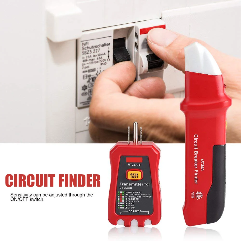 

New Circuit Breaker Finder Digital Circuit Breaker Finder Sensitivity Adjustable Socket Tester Diagnostic-Tool for Home-30