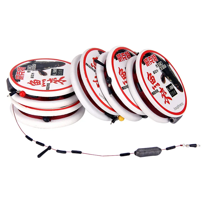 

Handmade Tie Finished Product Accessories Athletic Mainline Group Fishhook Strands Taiwan Fishing Line Set Angling Fish Supplies