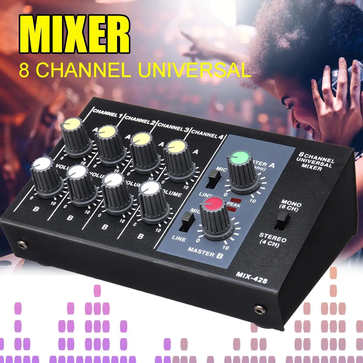 48V 5W Multi-Kanal Digital Mixing Konsole Karaoke Universal Mixer Konsole Mono/Stereo Mikrofon Mischer Konsole anpassung Panel 48V 5W Multi-Kanal Digital Mixing Konsole Karaoke Universal Mixer Konsole Mono/Stereo Mikrofon Mischer Konsole anpassung Panel
