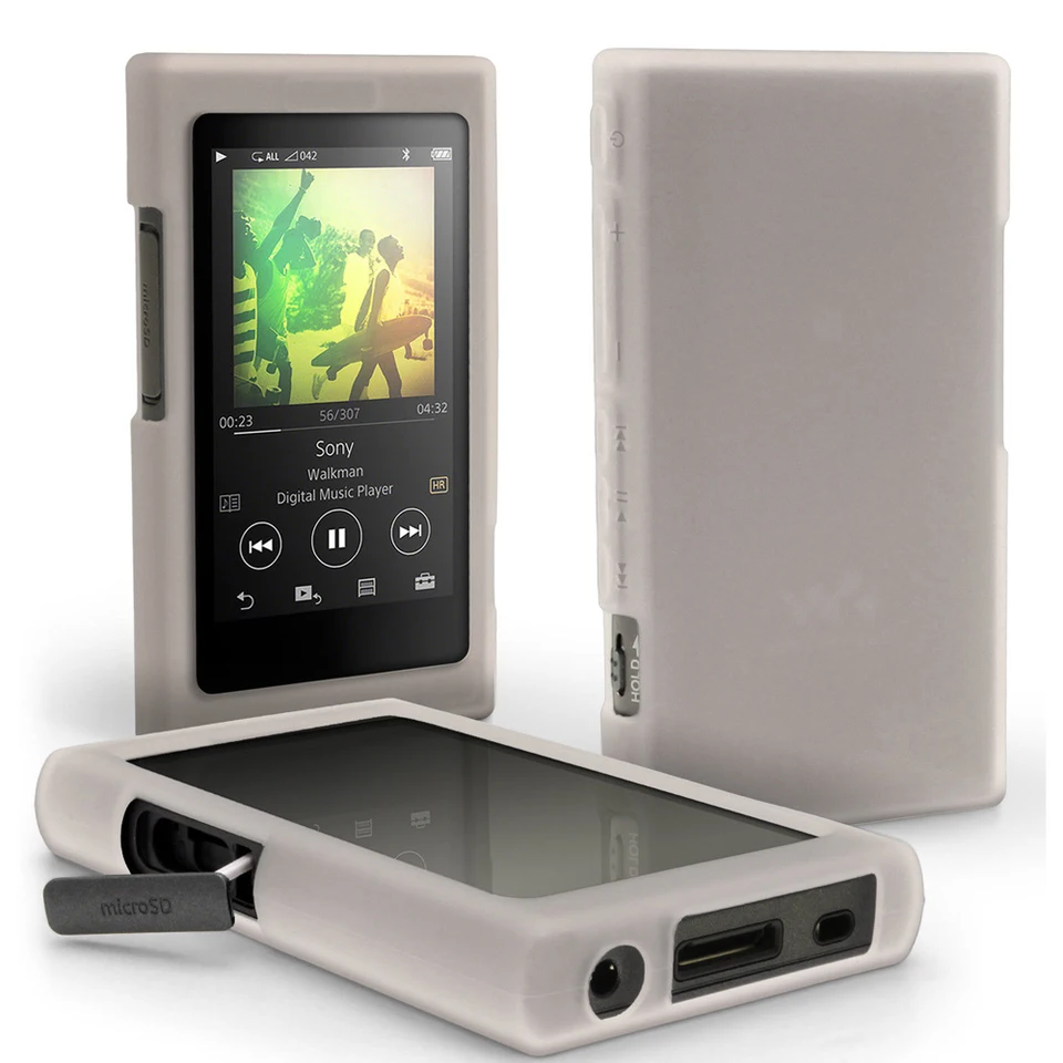 保護ソフトシリコンケース,sony nw a50 a55 a56 a57用ソフトシリコン