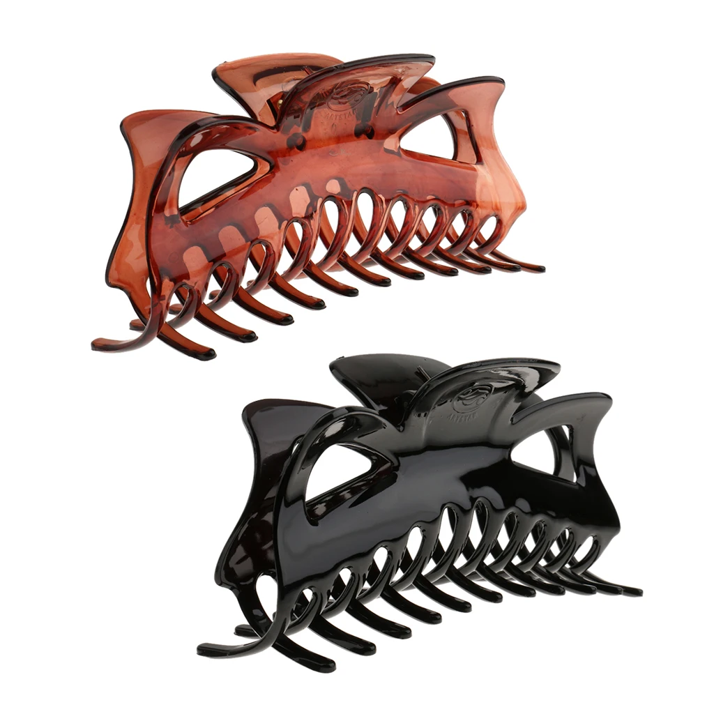 14cm Large Hair Clamp Clip Claw Hair Accessory- Brown Or Black
