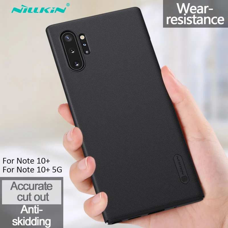 Nillkin матовый защитный чехол для samsung Galaxy Note 10 Plus Жесткий пластиковый Чехол Note10