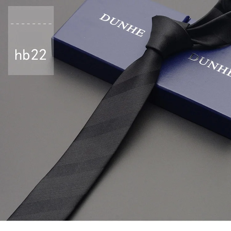 HB22 Высокое качество бренд 5 см галстуки для мужчин формальный бизнес галстук шелковый галстук Классический Галстук Пейсли мужской галстук с подарочной коробкой - Цвет: HB22