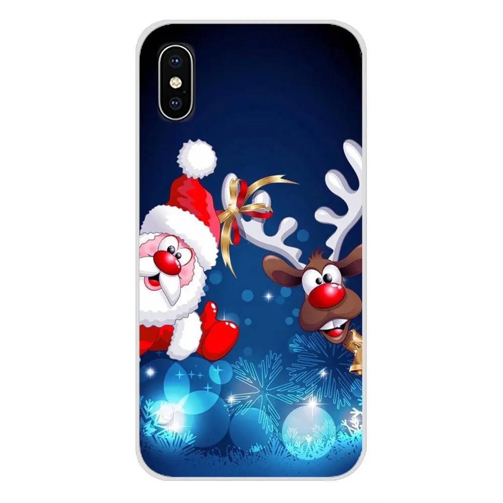 Милый Рождественский снеговик для sony Xperia Z Z1 Z2 Z3 Z5 compact M2 M4 M5 E3 T3 XA huawei mate 7 8 Y3II аксессуары чехол для телефона сумка