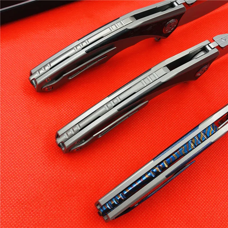 Libing Раптор складной нож S90V сталь титановый сплав маленький складной нож открытый кемпинг рыболовный инструмент EDC нож