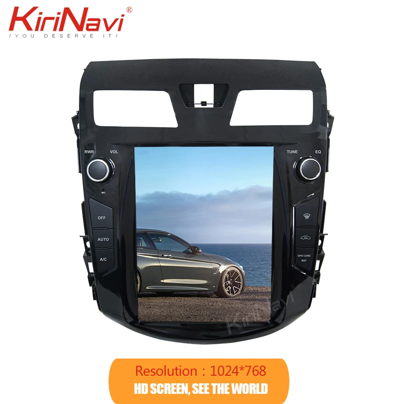 KiriNavi вертикальный экран Tesla style 10," Android 8,1 Автомобильный мультимедийный Dvd навигатор для Nissan Teana радио Automotivo 2013