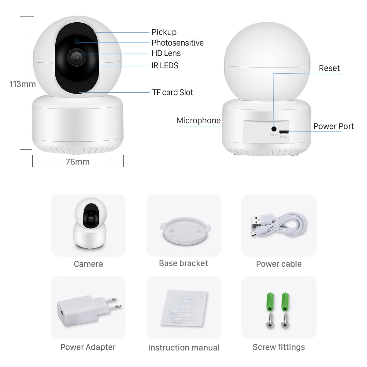 Besder 1080P Wifi IP камера облачная P2P Аудио CCTV камера беспроводная ночного видения сигнализация 2MP мини камера безопасности Детский монитор ICSee