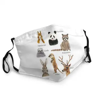 

Cute Animals Collection Unisex Reusable Face Mask Pattern Anti Haze Dust Mask Protection Mask Respirator Mouth Muffle