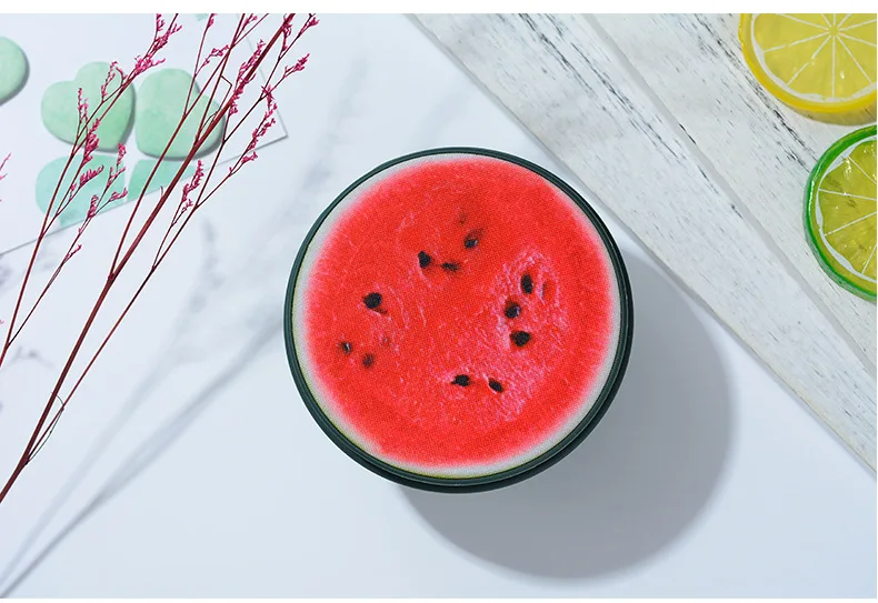 Watermelon speaker Беспроводной Bluetooth мини-динамик компактный портативный открытый фрукты небольшой стерео тяжелый сабвуфер s для мобильного телефона - Цвет: Watermelon speaker