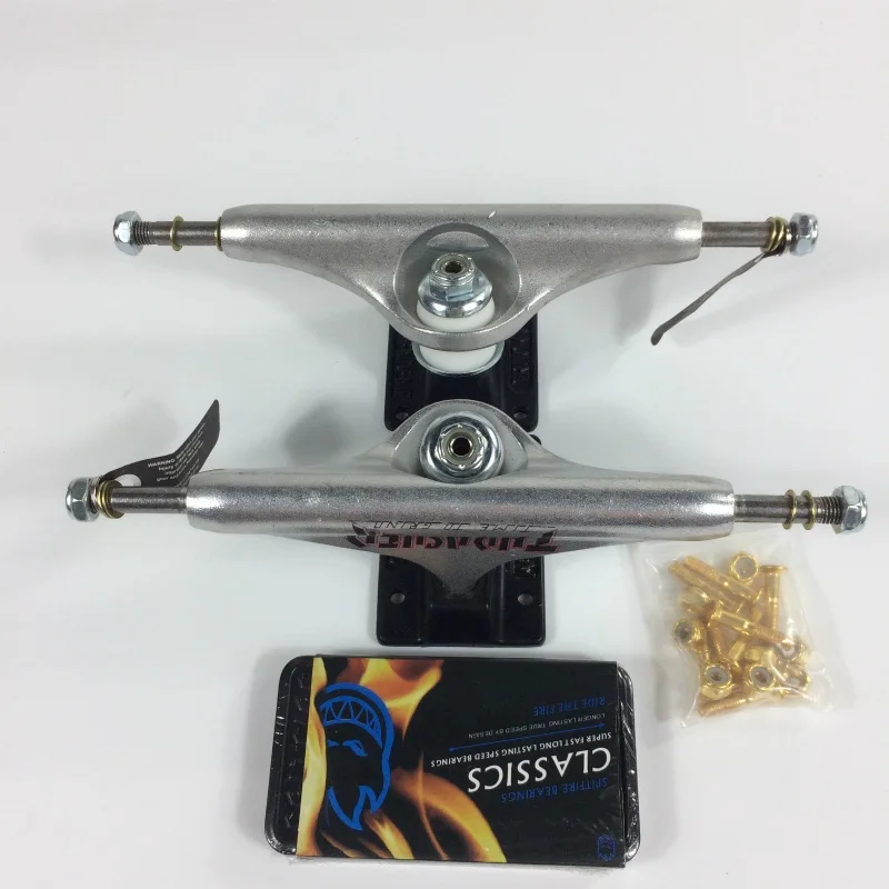 Skateboard Truck 149mm Size Hollow One Pair High-grade Metal Bearing Screw Trucks 5.5 Inch skateboard accessories