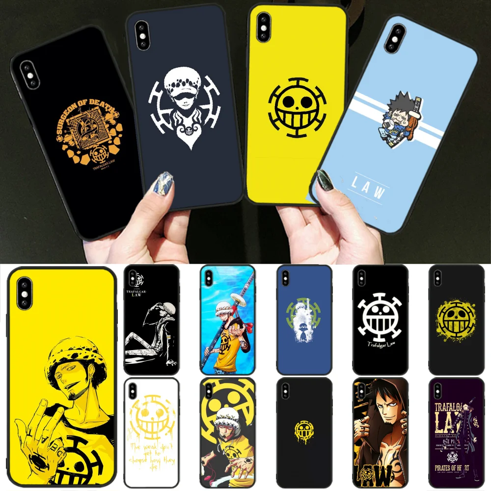 BaweiTE цельнокроеный чехол с логотипом Trafalgar Law для iPhone 11 pro XS MAX 8 7 6 6S Plus X 5 5S SE XR |