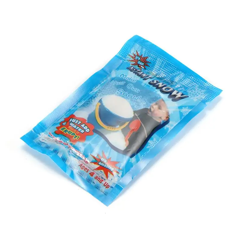1 упаковка искусственный снег мгновенный Snow Powder искусственный Снеж. Порошок пушистая Снежинка супер абсорбент Замороженные вечерние Волшебные реквизит декор для рождественской вечеринки