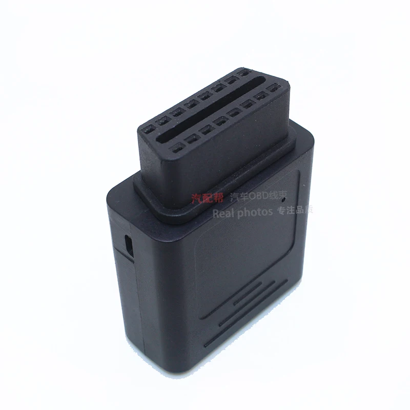 black Nickel plated OBD2 16PIN 90 градусов Женский OBD разъем OBD2 адаптер Диагностический код ридер разъем OBDII J1962f - Цвет: black Nickel plated