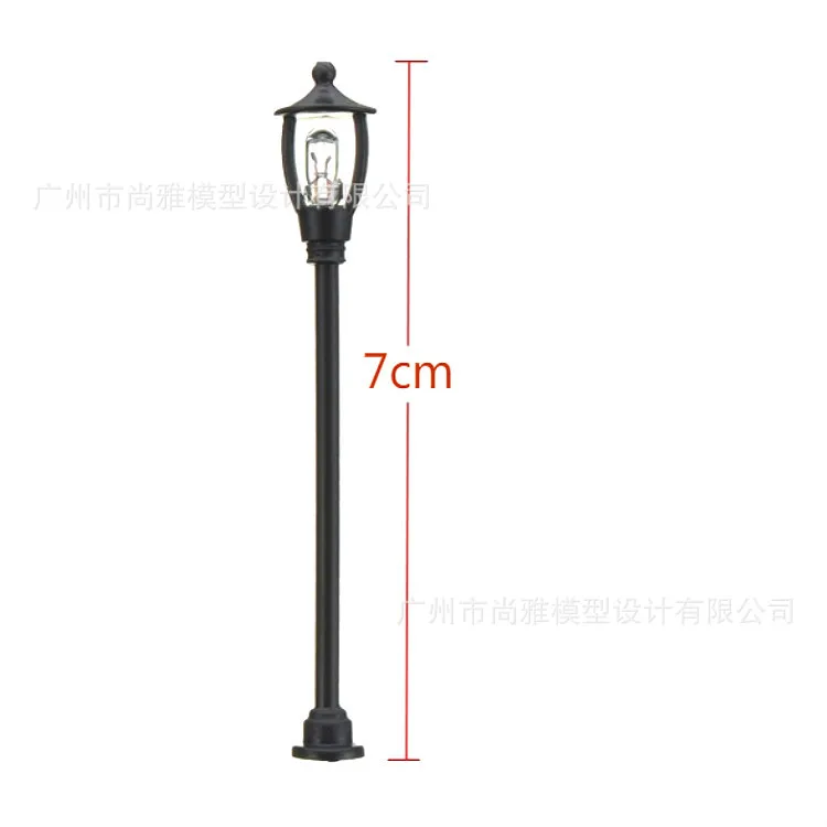  20 PCs a Bag Sand Table Street Lamp Building Model Material Shining Garden Lamp Street Light Park L
