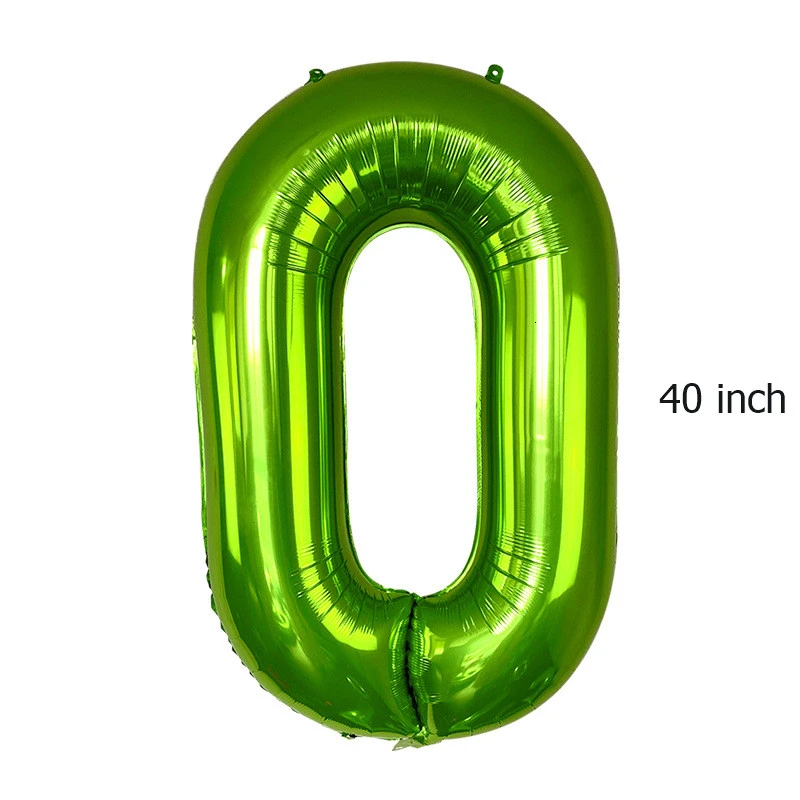0 Fruit green 1 шт. 3" 40" фрукты зеленый цифра 0 1 2 3 4 5 6 7 8 9 фольгированные шары год Юбилей возраст День Рождения Вечеринка украшения - Цвет: 0 Fruit green