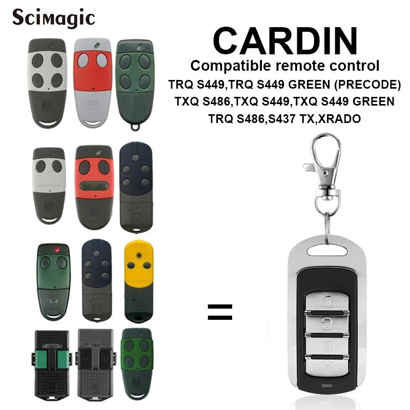 Для CARDIN S435 S449 S486 S476TX2 TXQ пульт дистанционного управления для гаражных дверей