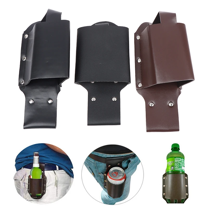 1pc Holster Portable Bottle Waist Beer Belt Bag Handy Wine Bottles