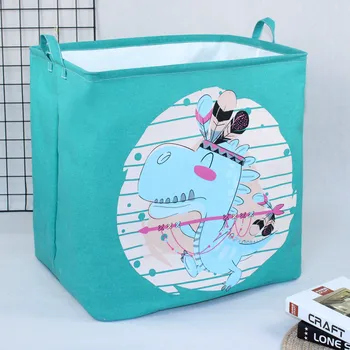 

Nursery Cube Storage Basket Laundry Basket Hamper Folding Storage Box Underwear Toy Organizer Fabric Clothes Storage Organizer