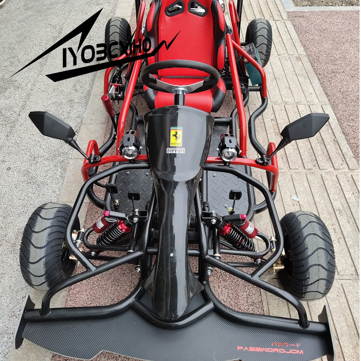 de cuatro ruedas para Buggy Go Kart, cubierta de protección de parachoques de seguridad plástico delantero, protector para karts competitivo|Partes y accesorios de go-kart| - AliExpress