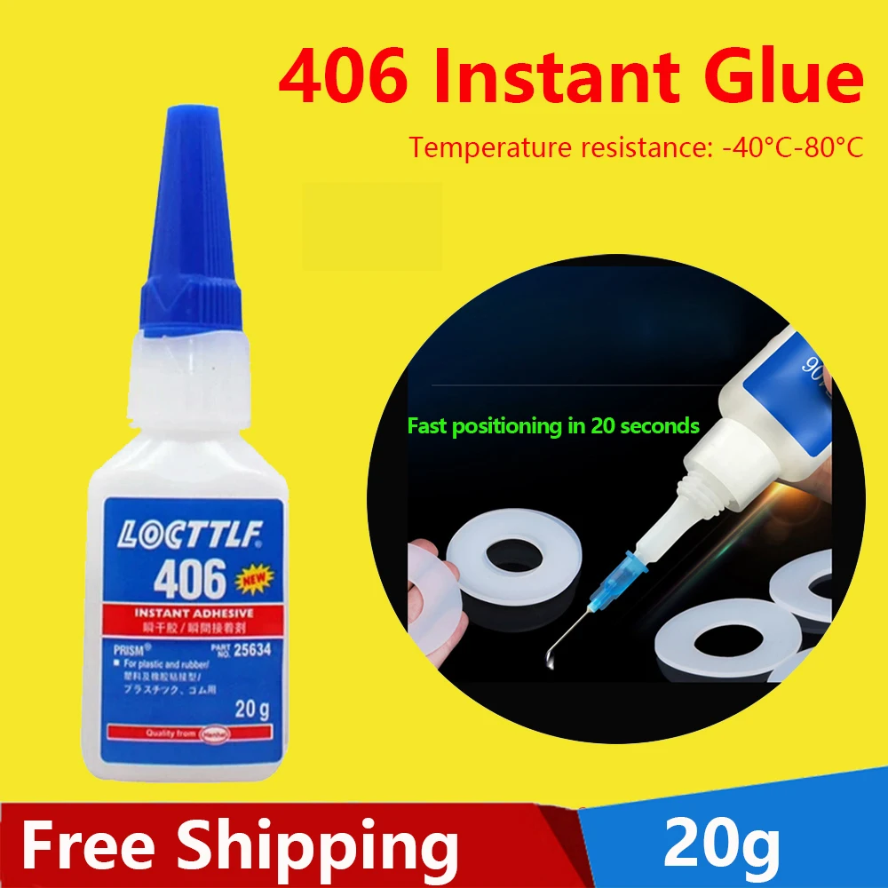 406 Instant Adhesive Glue Quickdrying Adhesive Liquid Glue Strong