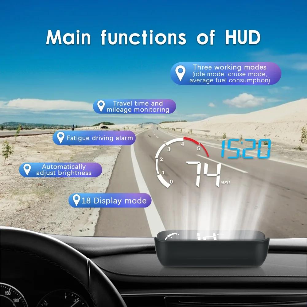 Jual Iudy M10 Head Up Display Hud Mobil Universal Online September Blibli Com