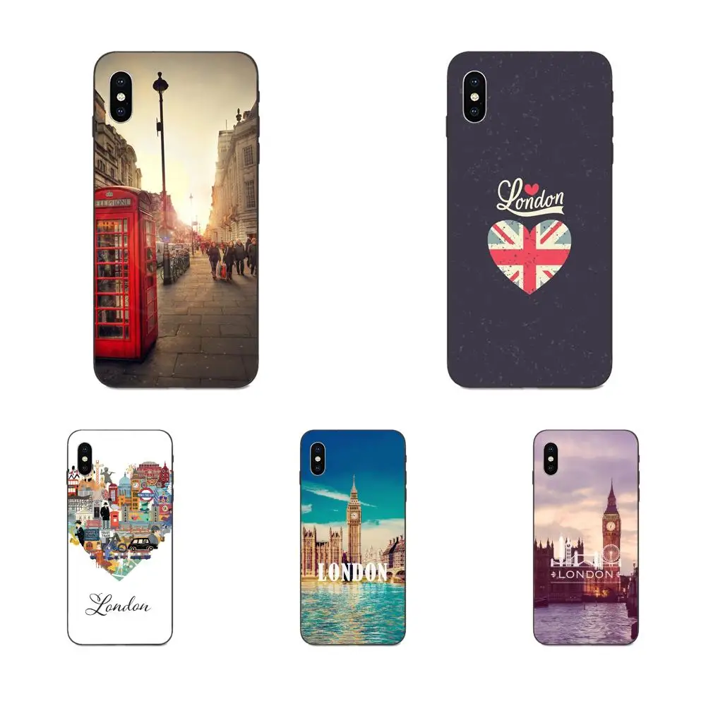 For Xiaomi Redmi Note 3 3S 4 4A 4X 5 5A 6 6A 7 7A K20 Plus Pro S2 Y2 Y3 Soft Mobile Pouch Love London | Мобильные телефоны и