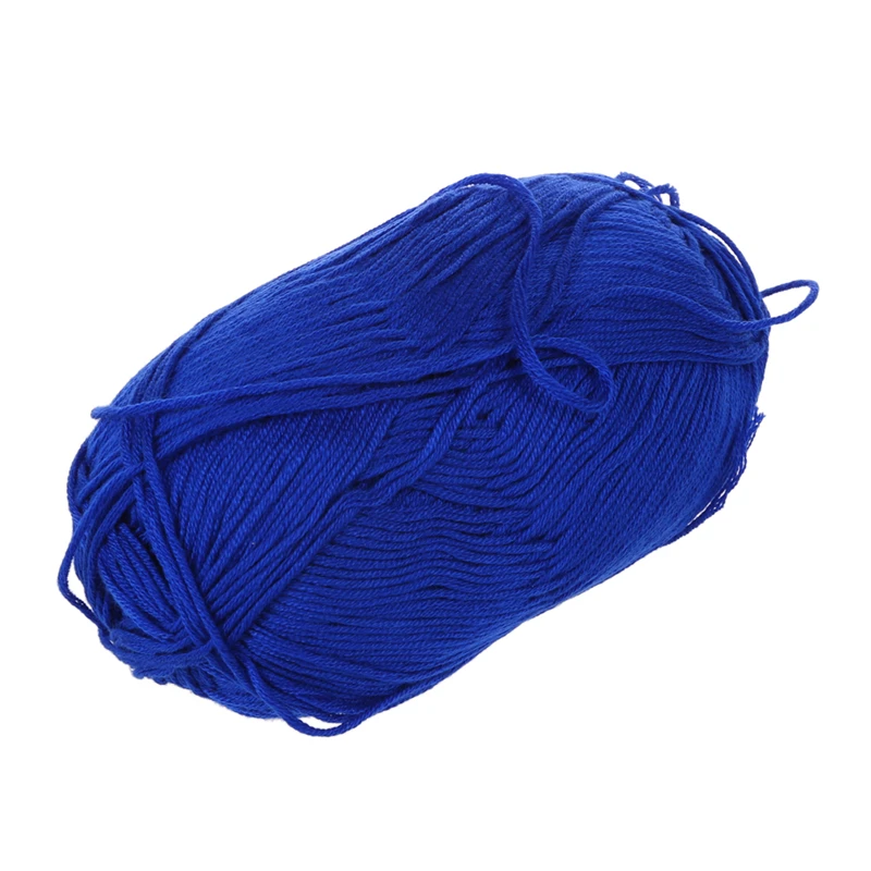 ELEG-50g Тенсел бамбуковая хлопчатобумажная пряжа для ребенка - Цвет: Sapphire