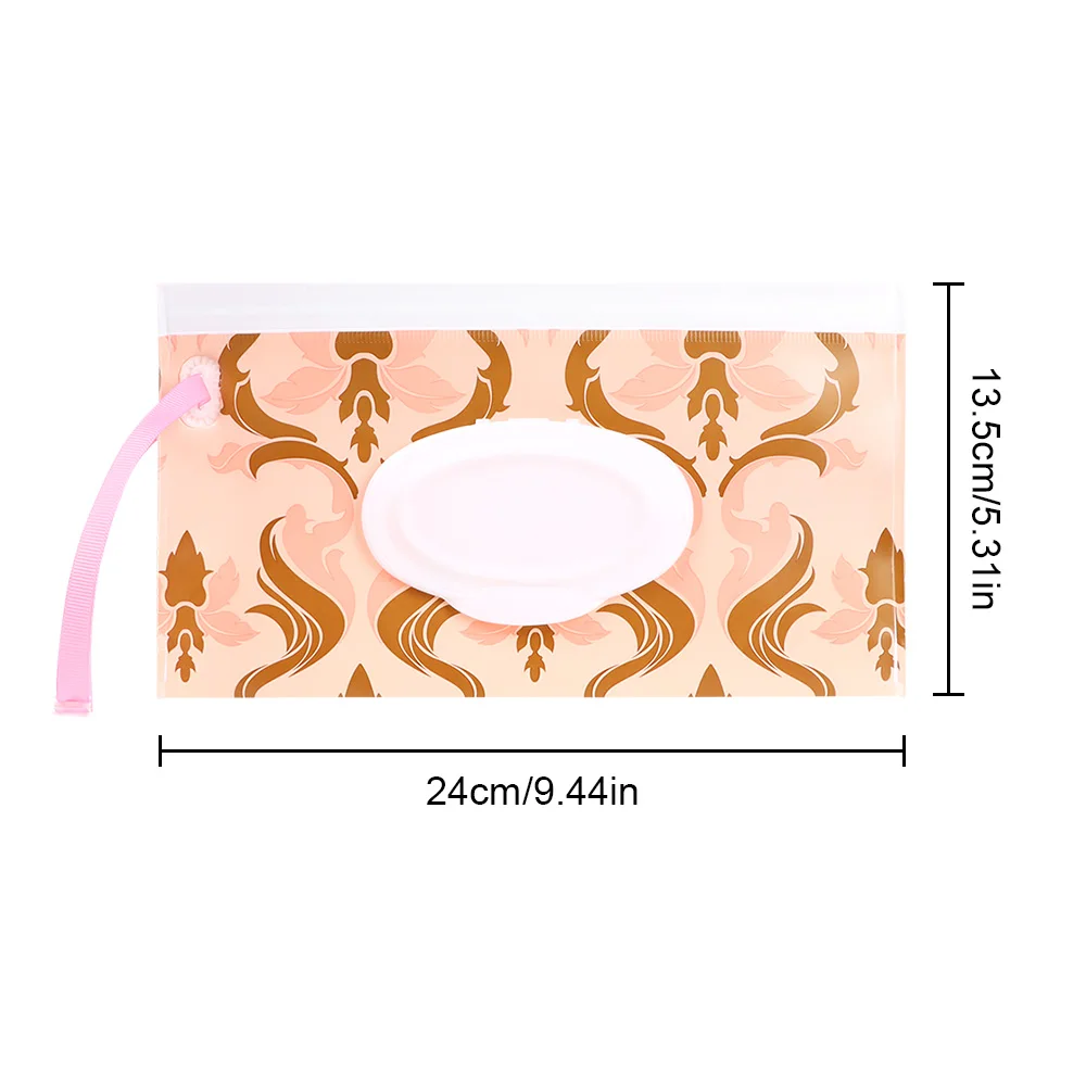 Cartoon Pattern Cleaning Wipes Case Reusable Household Portable Eco-friendly Baby Care Wet Wipe Bag EVA Snap Strap Container Box wet wipe case baby wipe case wet wipes case wet wipes box