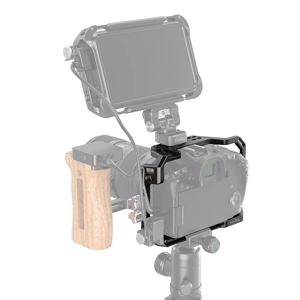SmallRig Camera Cage for Canon EOS R with Cold Shoe Mount Thread Holes for Magic Arm Microphone Attach 2803