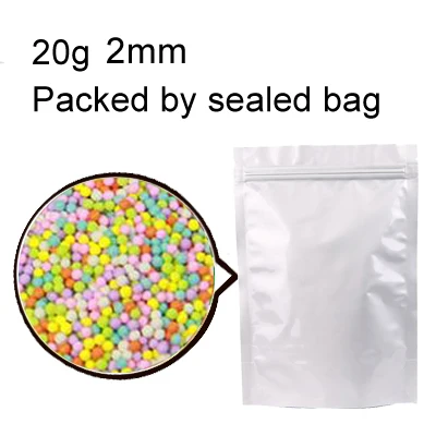 20g Mixed Color 2mm 20 г золотые серебряные сахарные бусины съедобные жемчужные милые комочки помадка «сделай сам» Торт Шоколад Cookit украшение десерт, выпечка аксессуары GYH - Color: 20g Mixed Color 2mm