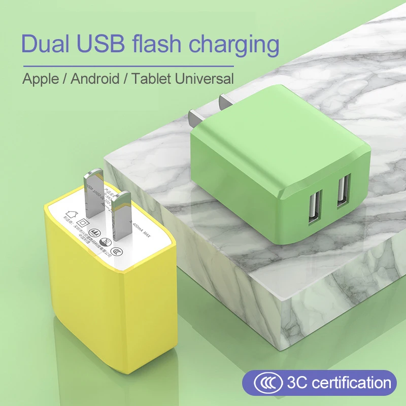 Z29 Dual USB Автомобильное зарядное устройство для iPhone 5V 2.0A кабель быстрой зарядки