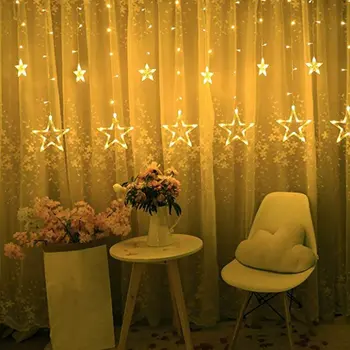 

12 Led Rope Light With Remote Star Multi Colored Dimmable Waterproof Indoor Outdoor Vine Light For Decoration Drop Shipping Sale