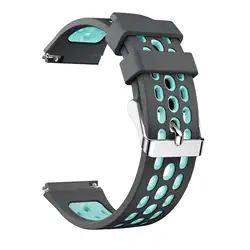 Sport Silicone Replacement Wristband - 22mm Watch Strap, Original Design, Hot Sale for Only the Strap (D Gray green)