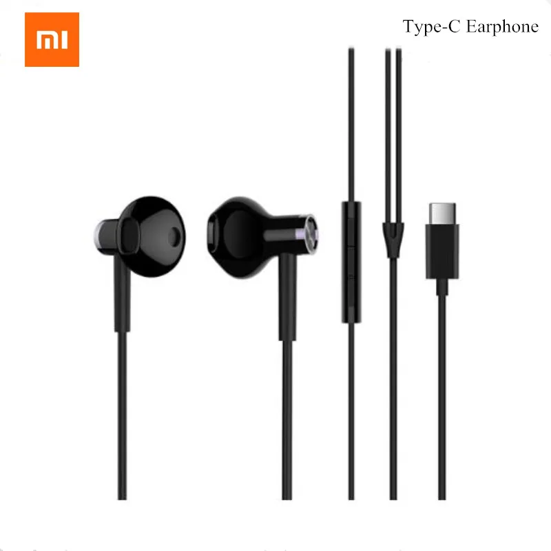 Наушники XIAOMI Mi Dual Driver USB Type-C наушники-вкладыши с высоким разрешением микрофоном